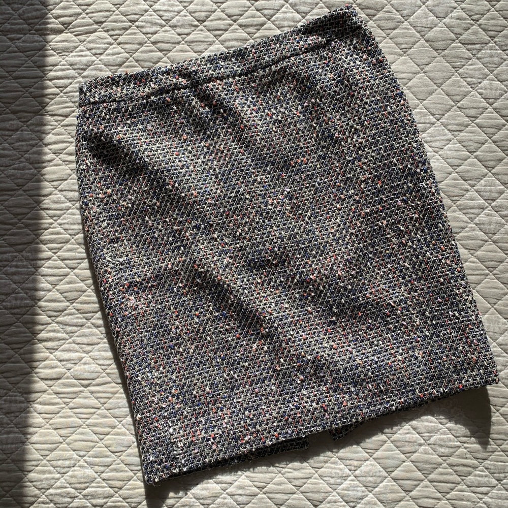 Sandro Tweed Midi Skirt